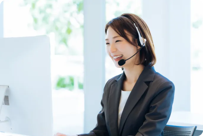 リモートで対応するスタッフ